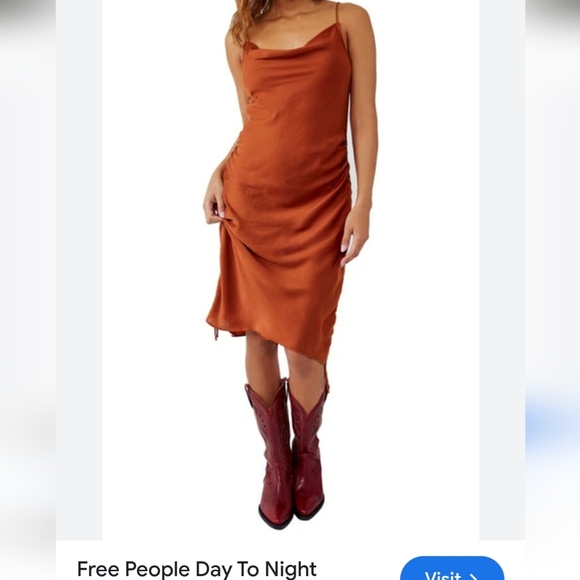 Free People Satin Slip Dress - Picture 3 of 11